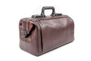 Durasol Rusticana lægetaske brun i ægte læder